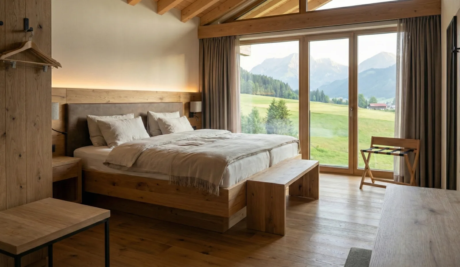 Sauberes Hotelzimmer nach der Reinigung